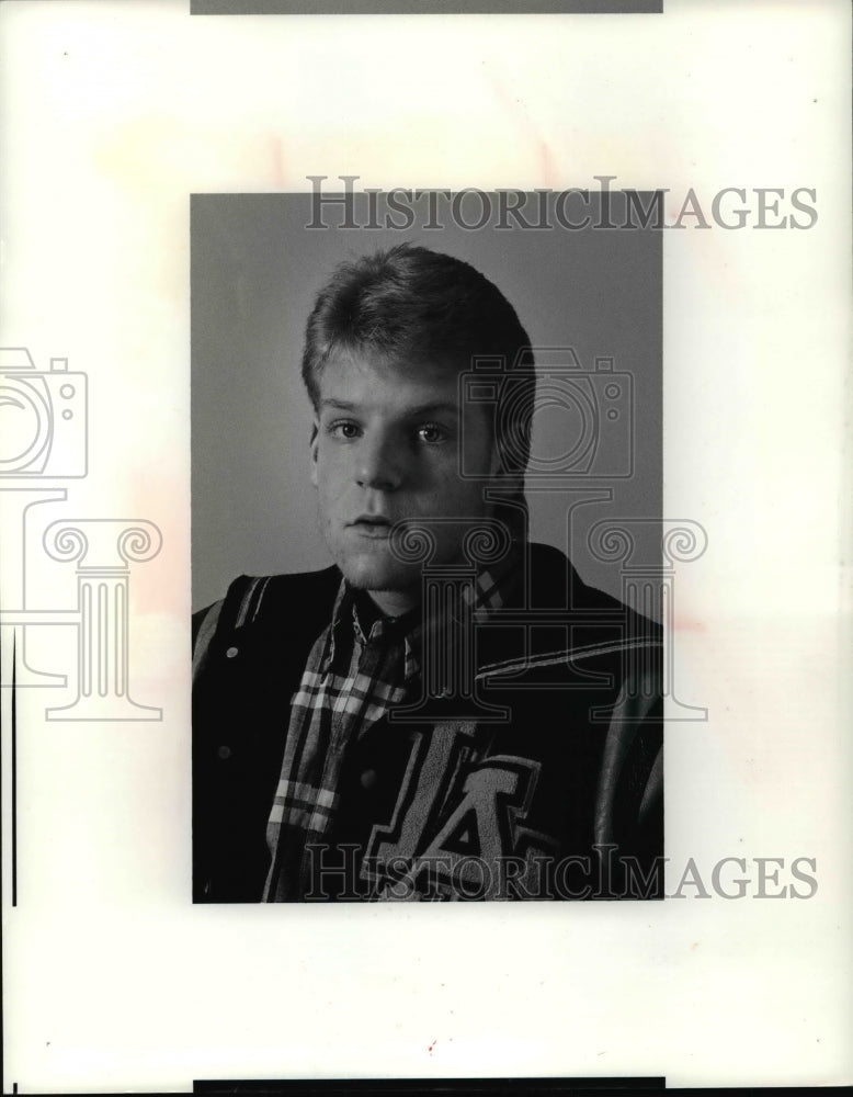 1990 Press Photo Craig Bradley, Avon Lake Basketball - cvb48928 - Historic Images
