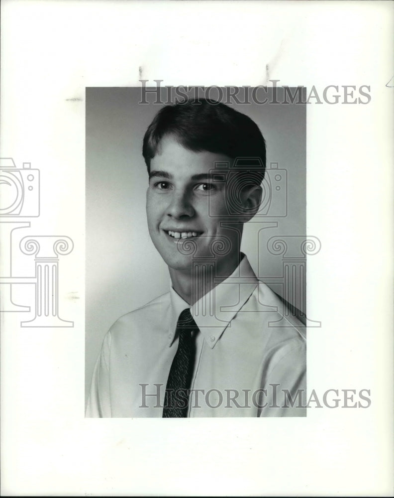 1991 Press Photo Eric Zernikow, Amhurst Basketball - cvb48934 - Historic Images