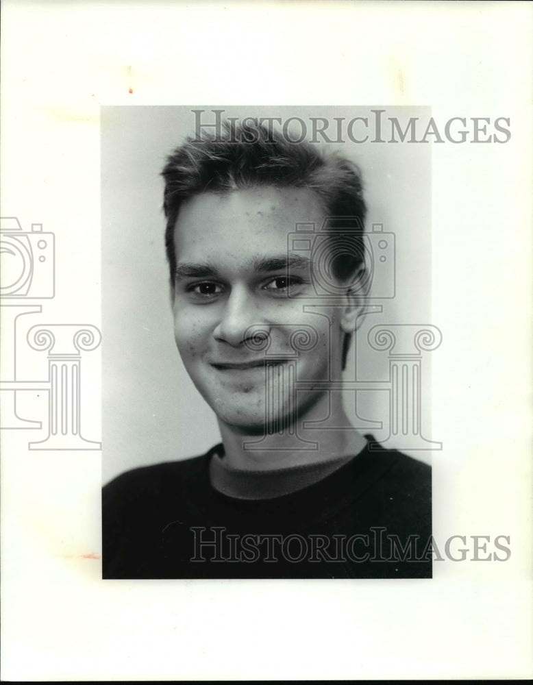 1990 Press Photo Greg Krol, Lorain Catholic High, Soccer - cvb48981 - Historic Images