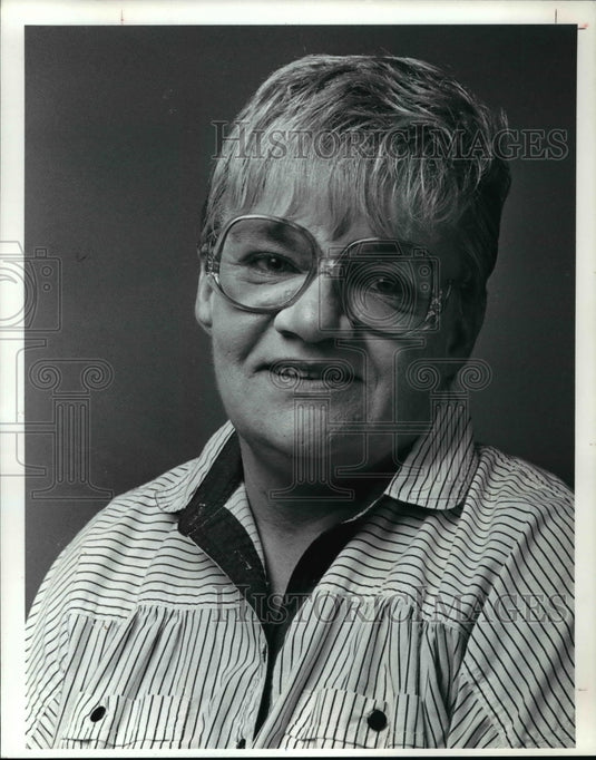 1990 Press Photo Kathy Stainbrook, Woman Race Car Driver - cvb49090- Historic Images