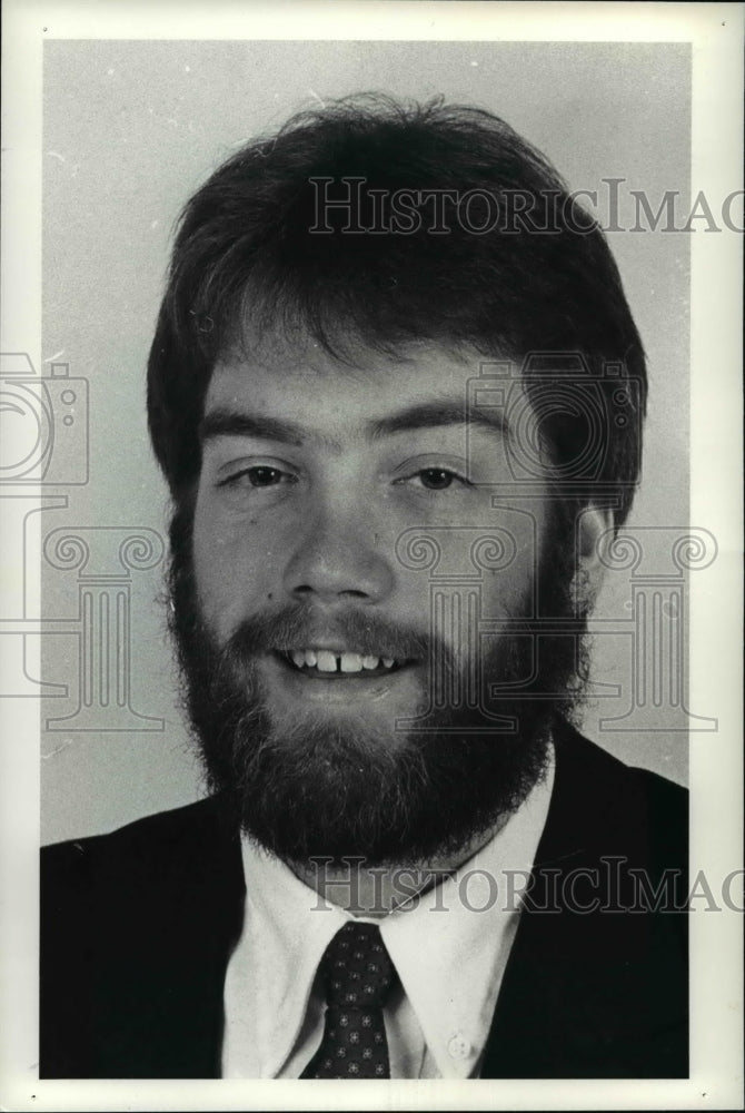 1983 Press Photo Gordon McCance of Euclid Hockey team - cvb49157 - Historic Images