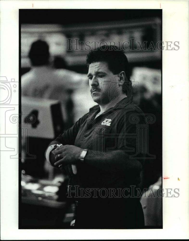 1991 Press Photo Jim Pencak at the 1991 Bud Light Cleveland Opena - cvb49290 - Historic Images