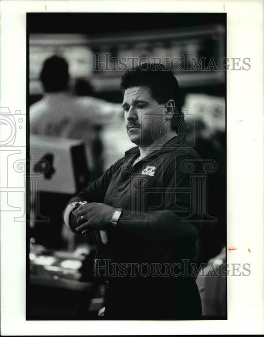 1991 Press Photo Jim Pencak at the 1991 Bud Light Cleveland Opena - cvb49290 - Historic Images