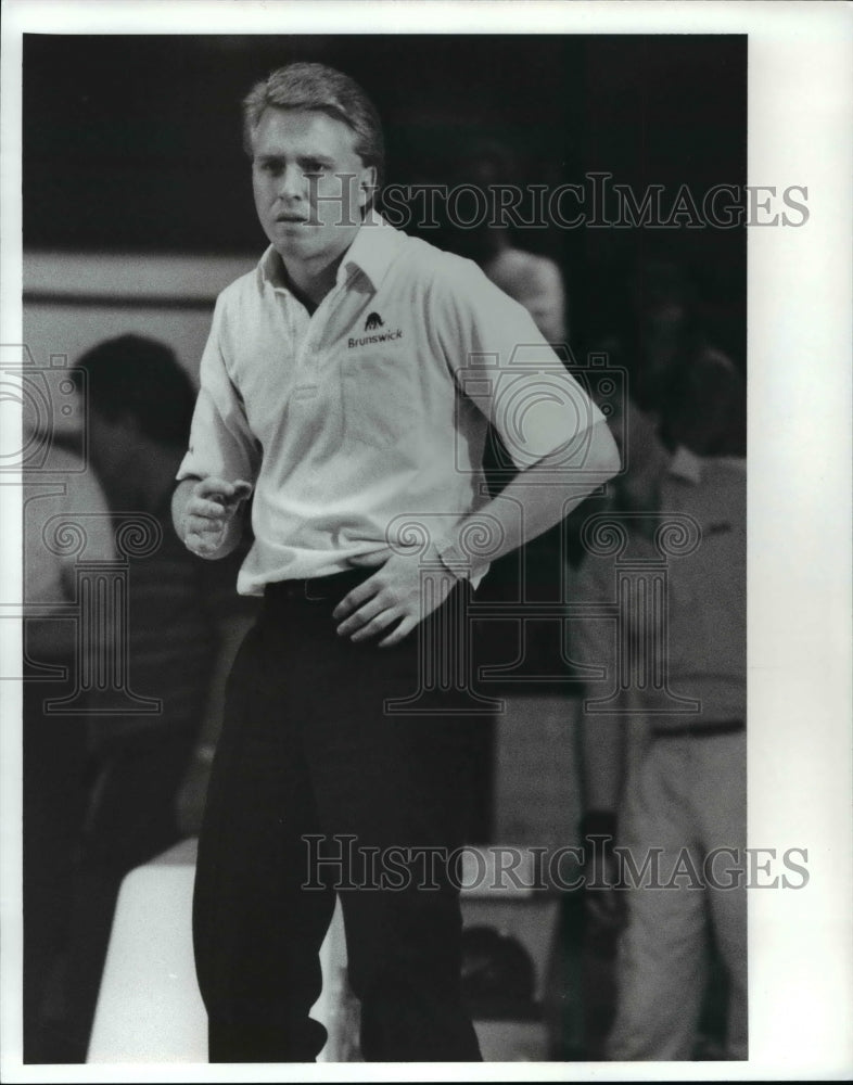 1989 Press Photo Randy Pedersen During Tues Practice Session - cvb49296 - Historic Images