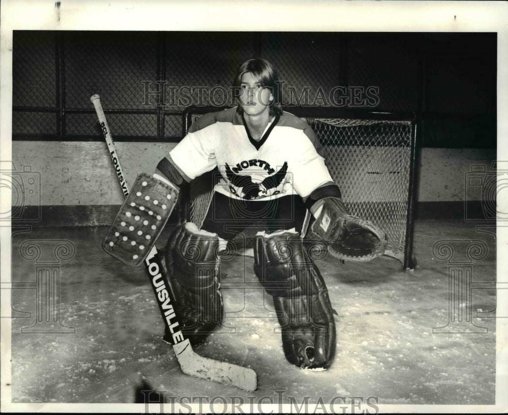 1983 Press Photo N.Olmsted Hi Hockey,Scott Jamieson - cvb49619- Historic Images