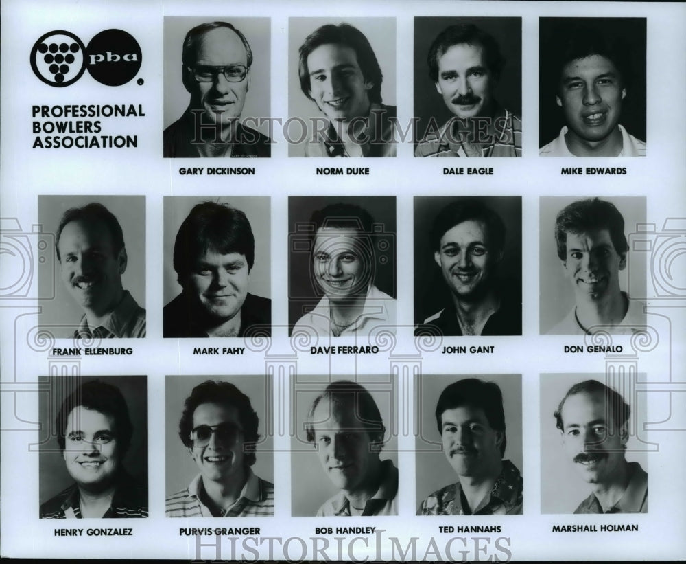 Press Photo Professional Bowlers Association (PBA) Members - cvb49934 - Historic Images