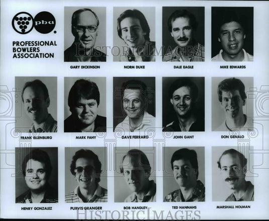 Press Photo Professional Bowlers Association (PBA) Members - cvb49934 - Historic Images