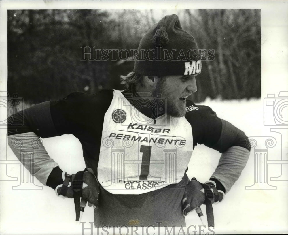 1983 Press Photo: Cross County Skii Winner Mark Ernst - cvb49961 - Historic Images