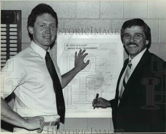 Press Photo Tournament Directors Ric Staskevicius and Bob Carlson - cvb50047 - Historic Images