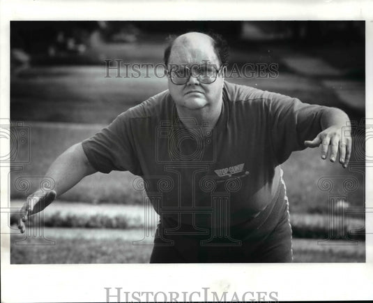 1989 Press Photo Jim Whitt, silver medalist in wrestling - cvb50250 - Historic Images