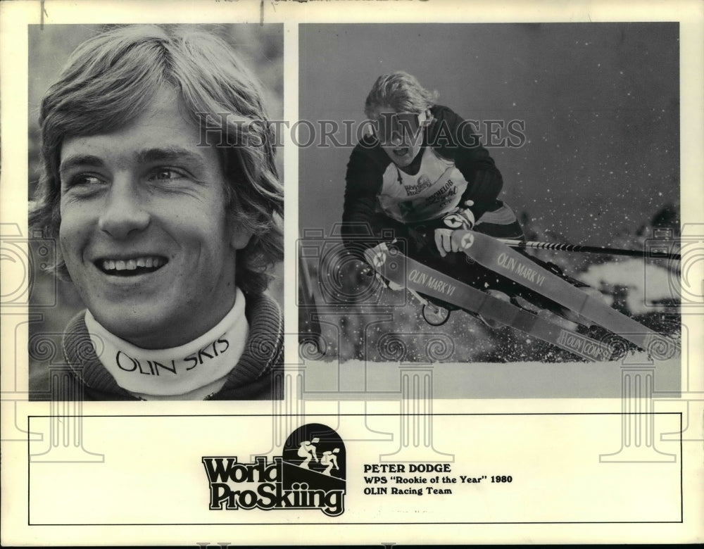 1980 Press Photo Peter Dodge World ProSkiing Rookie of the Year - cvb50314 - Historic Images