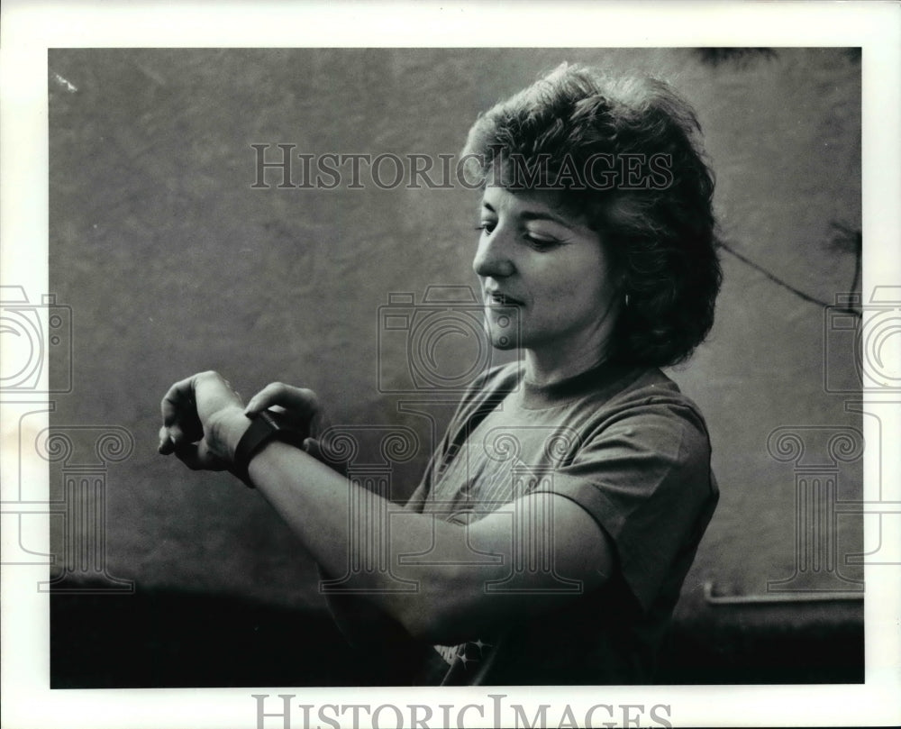 1991 Press Photo Marathon runner-Joanne Griffith - cvb50327 - Historic Images