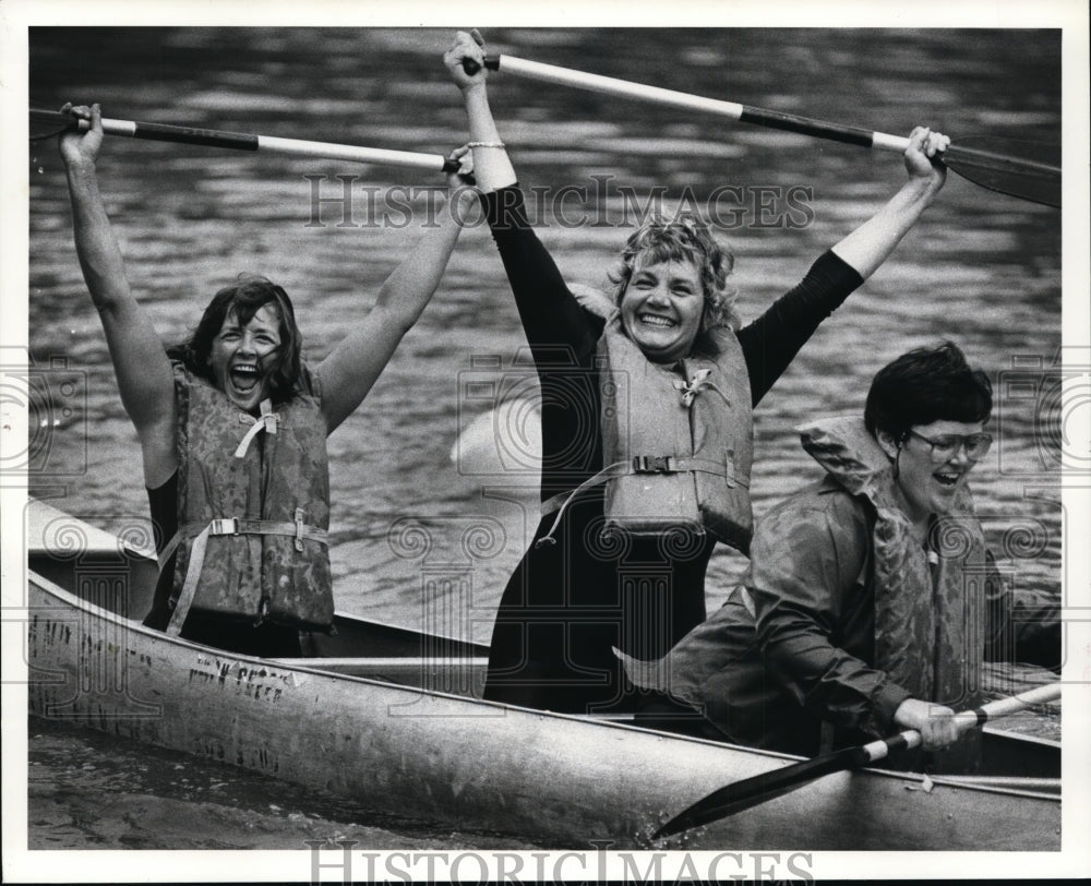 1983 Press Photo Canoeing - cvb50435 - Historic Images