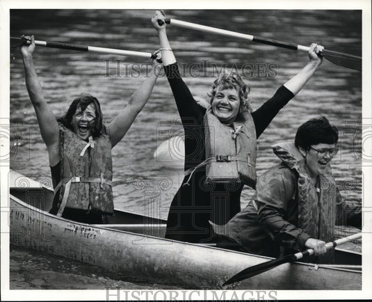 1983 Press Photo Canoeing - cvb50435 - Historic Images