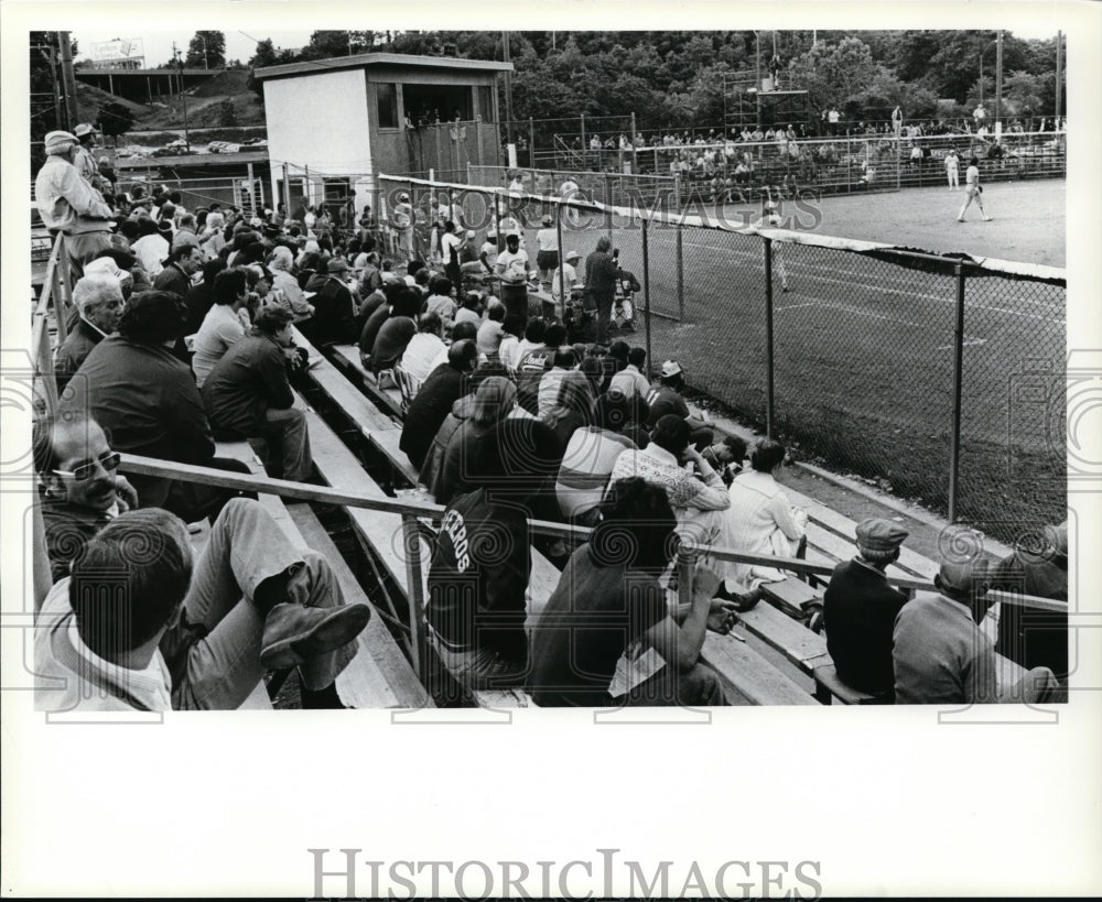 Press Photo Crowd at Competitors' game - cvb50562 - Historic Images