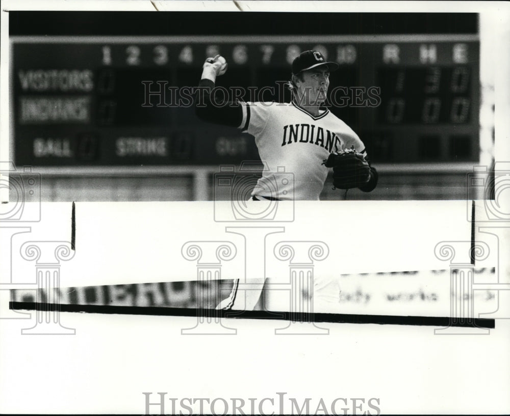 Press Photo Indians baseball player - cvb50598 - Historic Images