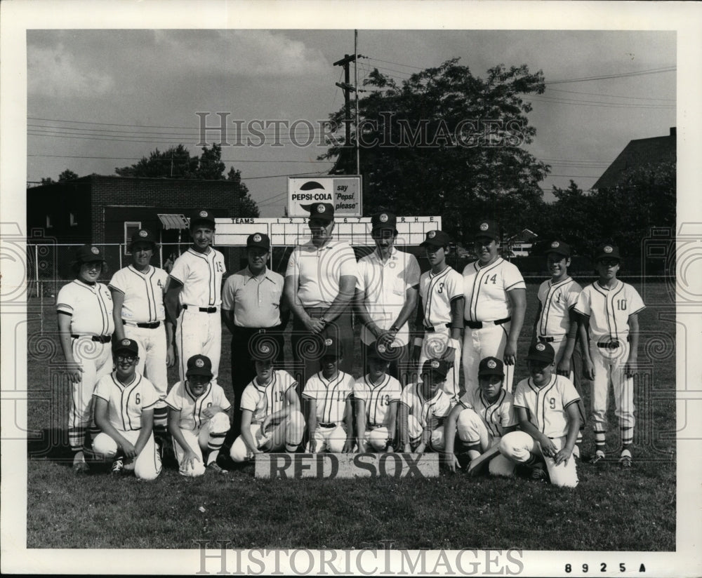 1973 Press Photo Republic Steel Red Sox Mitey Mites 1973 Players - cvb50740 - Historic Images