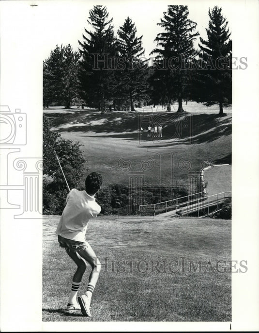 1988 Press Photo The Iith Hole at Springvale - cvb50898 - Historic Images