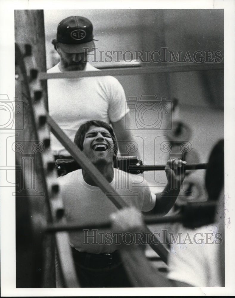 1983 Press Photo Paul McDonald and Coach Dave Redding - cvb51059 - Historic Images