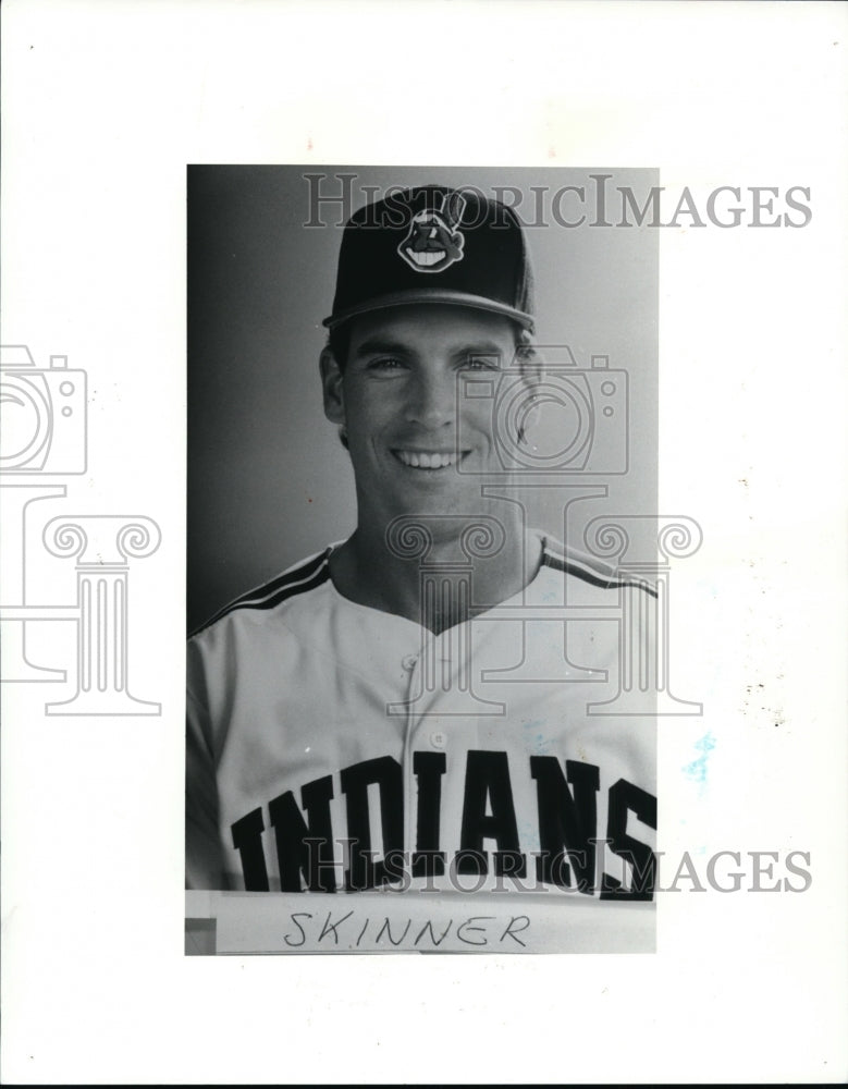Press Photo Skinner, Cleveland Indians - cvb51149 - Historic Images