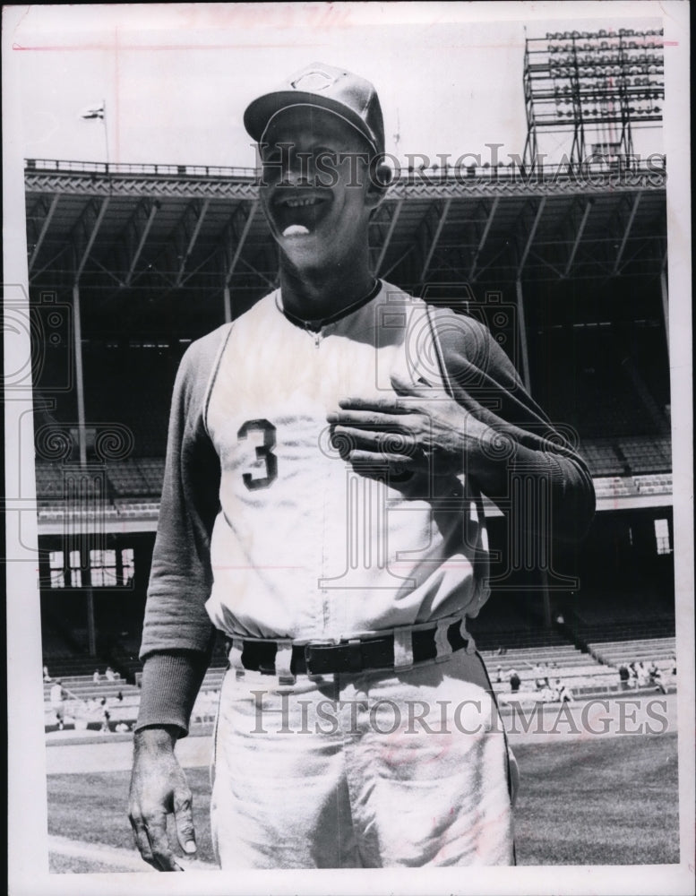 1969 Press Photo George Strickland, Cleveland Indians - cvb51162 - Historic Images