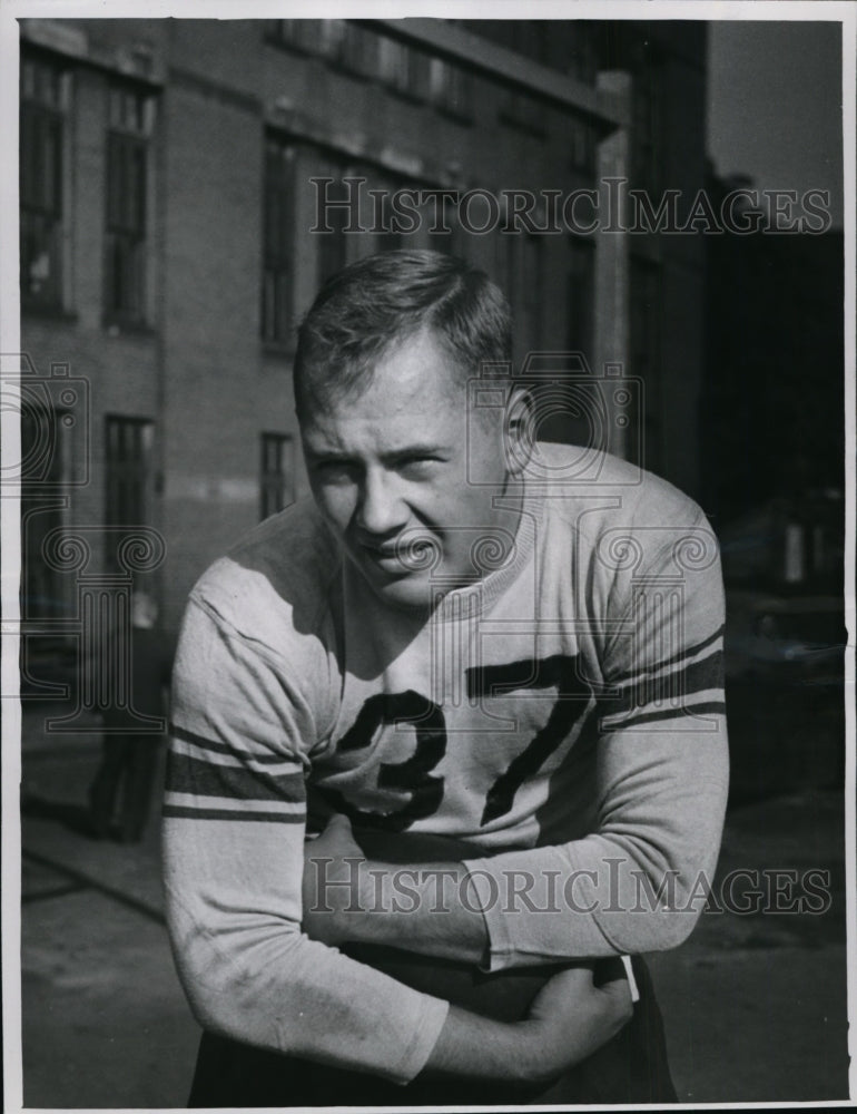 1948 Press Photo Leroy Burch, East Tech football fullback - cvb51219 - Historic Images