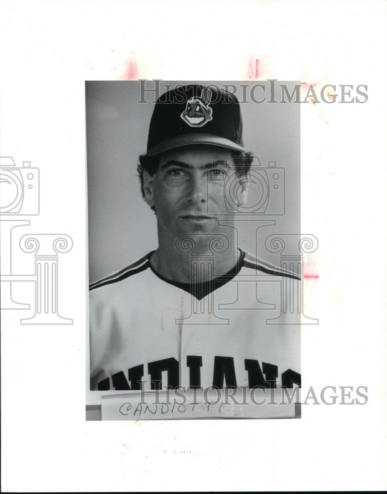 Press Photo Candiotti, Cleveland Indians - cvb51299 - Historic Images