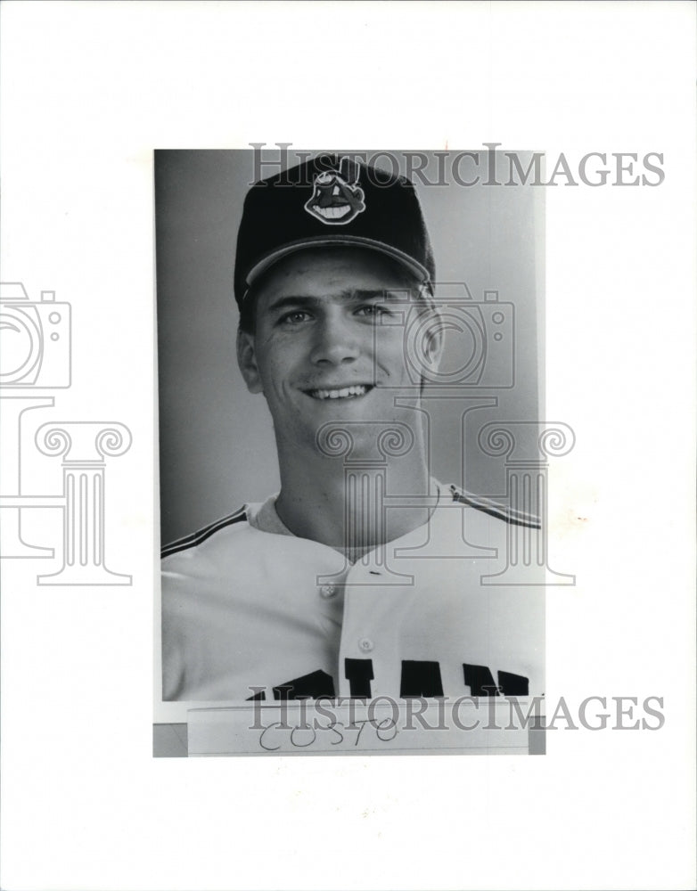 Press Photo Costo, Cleveland Indians - cvb51301 - Historic Images
