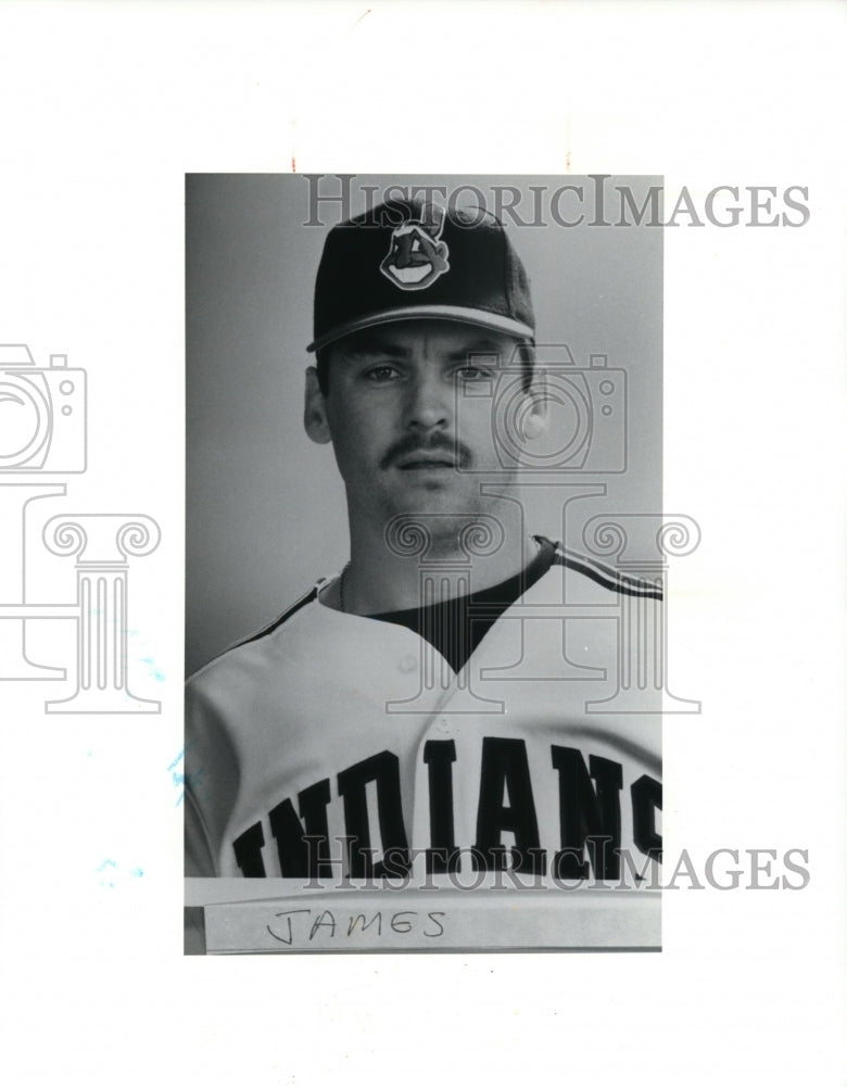 Press Photo Indians baseball player James. - cvb51306 - Historic Images