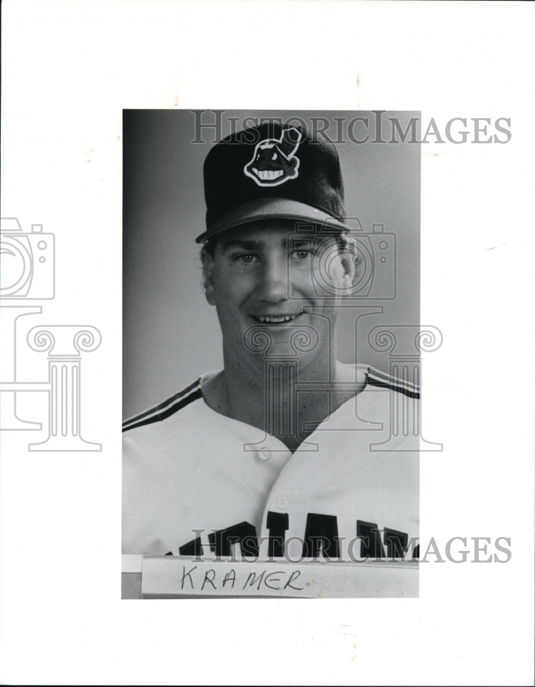 Press Photo Indians baseball player, Kramer. - cvb51316 - Historic Images
