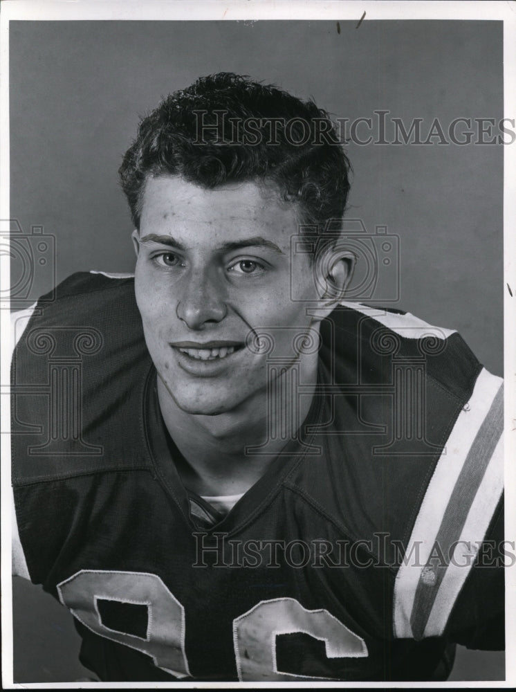 1957 Press Photo Bob Bauman St. Joseph End - cvb51380 - Historic Images