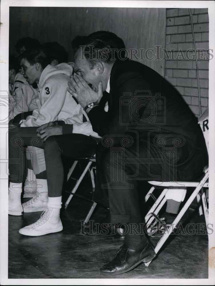 1966 Press Photo Gene Gibbons, Head Coach, Marshall - cvb51581 - Historic Images