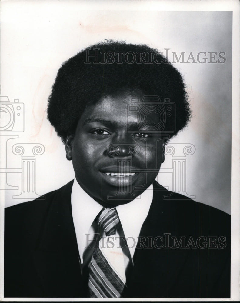 1971 Press Photo Bedford High Football player-Doug Tabor - cvb51637 - Historic Images