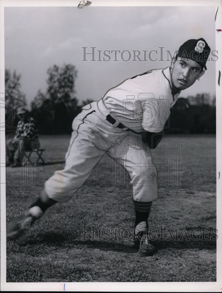 1959 Press Photo South High baseball pitcher-Frank Reyes - cvb51672 - Historic Images