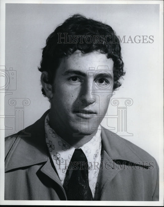 1975 Press Photo Hawken School's Mario Alemago, P.D. Football Dream Team - Historic Images