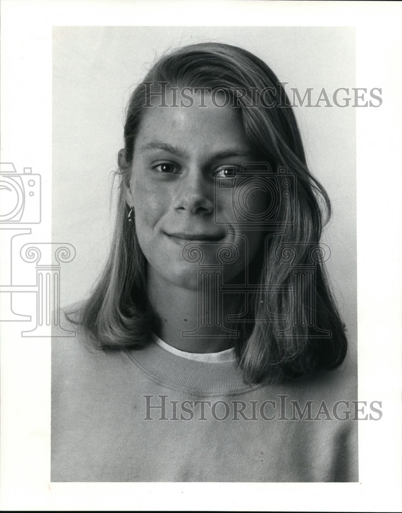 1991 Press Photo Amber Bradford Firestone Schol, Medina Tennis - cvb51827 - Historic Images