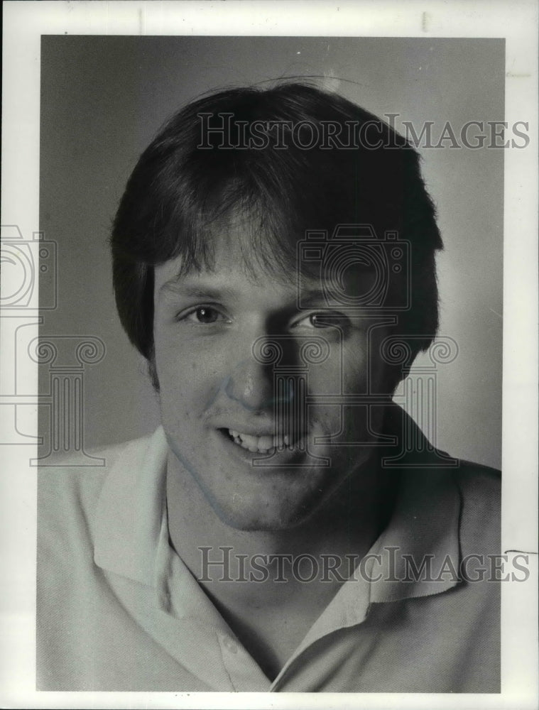 1983 Press Photo John Sivak-basketball-Dyke College, in Cleveland, Ohio - Historic Images