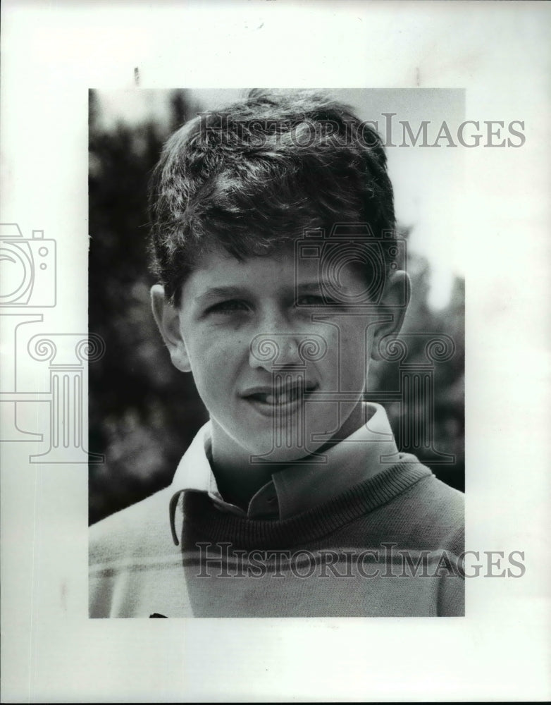 1989 Press Photo 14 yr old age group Brady Portaro - cvb52472 - Historic Images