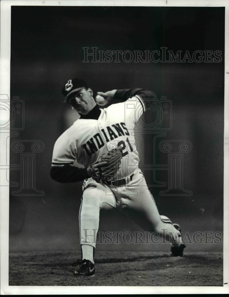 1988 Press Photo Indians Vs. Seattle Mariners - cvb52627- Historic Images