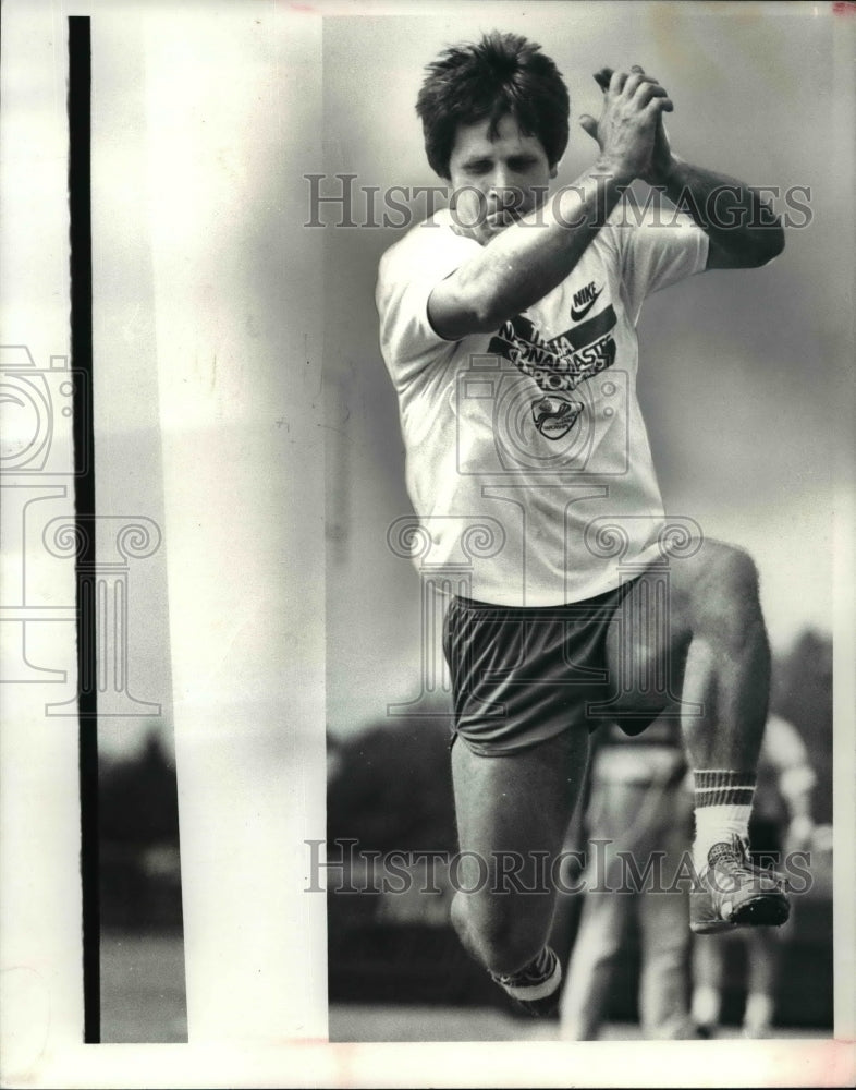 1981 Press Photo Cleveland Track Classic Dave Morgan - cvb52707 - Historic Images