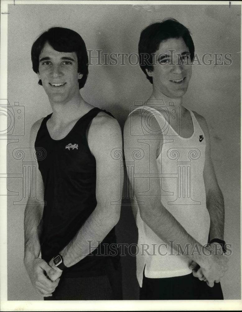 1984 Press Photo The Tomoff twin runners Don and Bill - cvb52768 - Historic Images