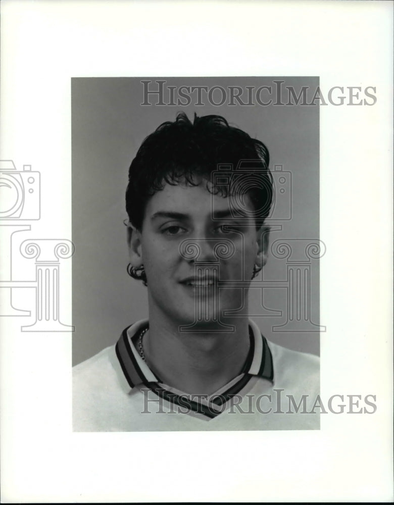 1991 Press Photo Tom Tanner-Tom Tanner Cleveland Crunch Soccer - cvb52911 - Historic Images