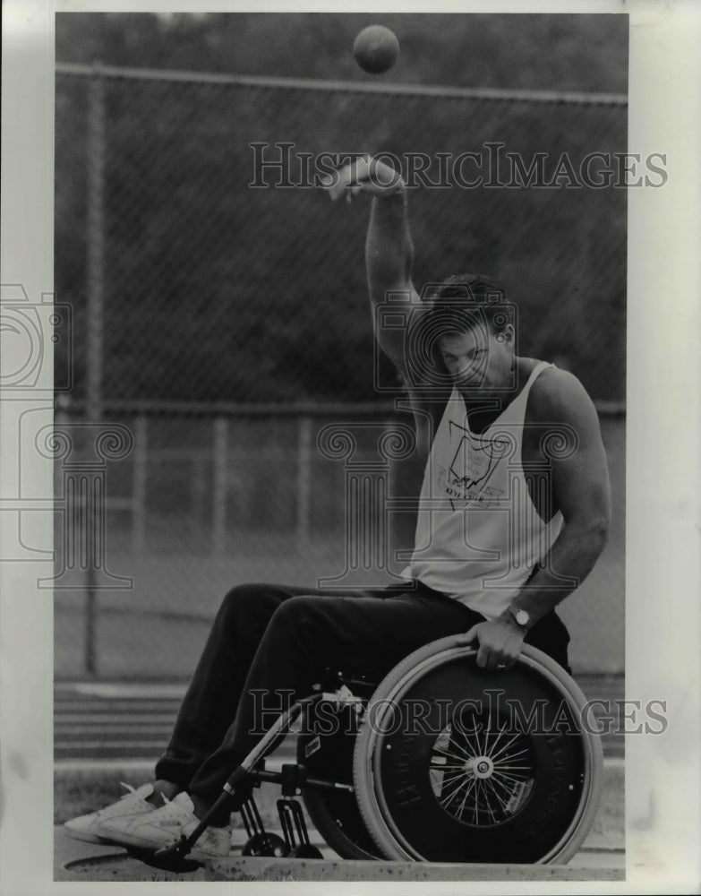 1990 Press Photo Scott Law, member of PVA Buckeyes - cvb52939 - Historic Images