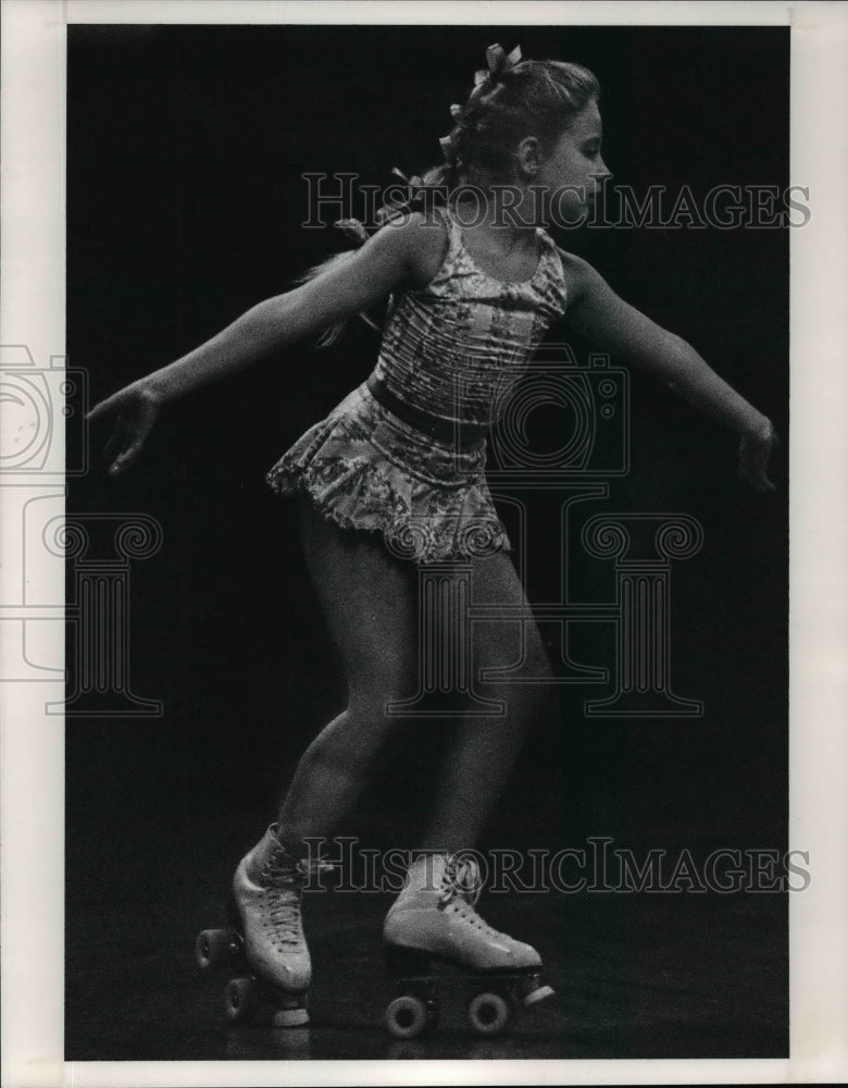 1990 Press Photo Heidi Mealey-roller skating national championship - cvb52942 - Historic Images