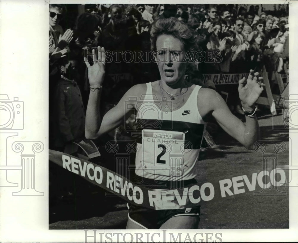 1985 Press Photo Anne Audain, wins the 10K - cvb53201 - Historic Images