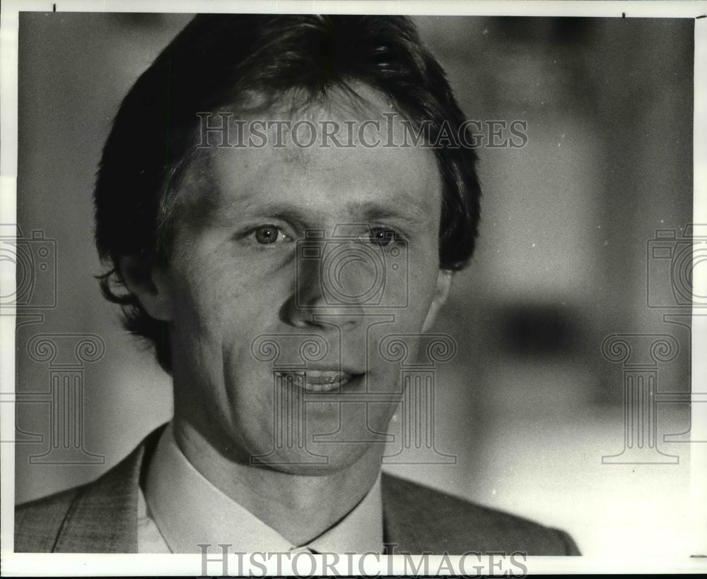 1983 Press Photo Eamonn Coghlan, Ireland's world record holder in the Mile - Historic Images