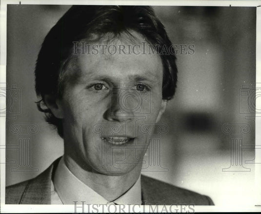 1983 Press Photo Eamonn Coghlan, Ireland's world record holder in the Mile - Historic Images