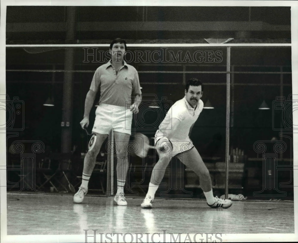 1981 Press Photo Squash players at North 13th St. Racket Club - cvb53212- Historic Images