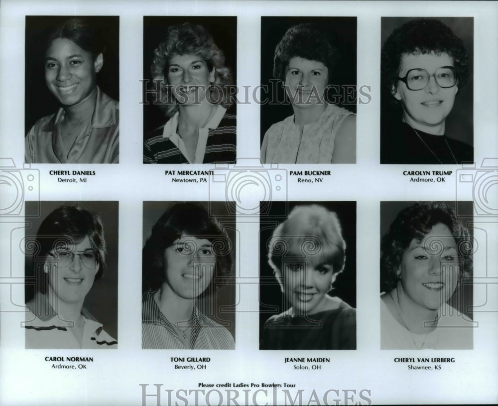 Press Photo Ladies Pro Bowlers Tour - cvb53229 - Historic Images