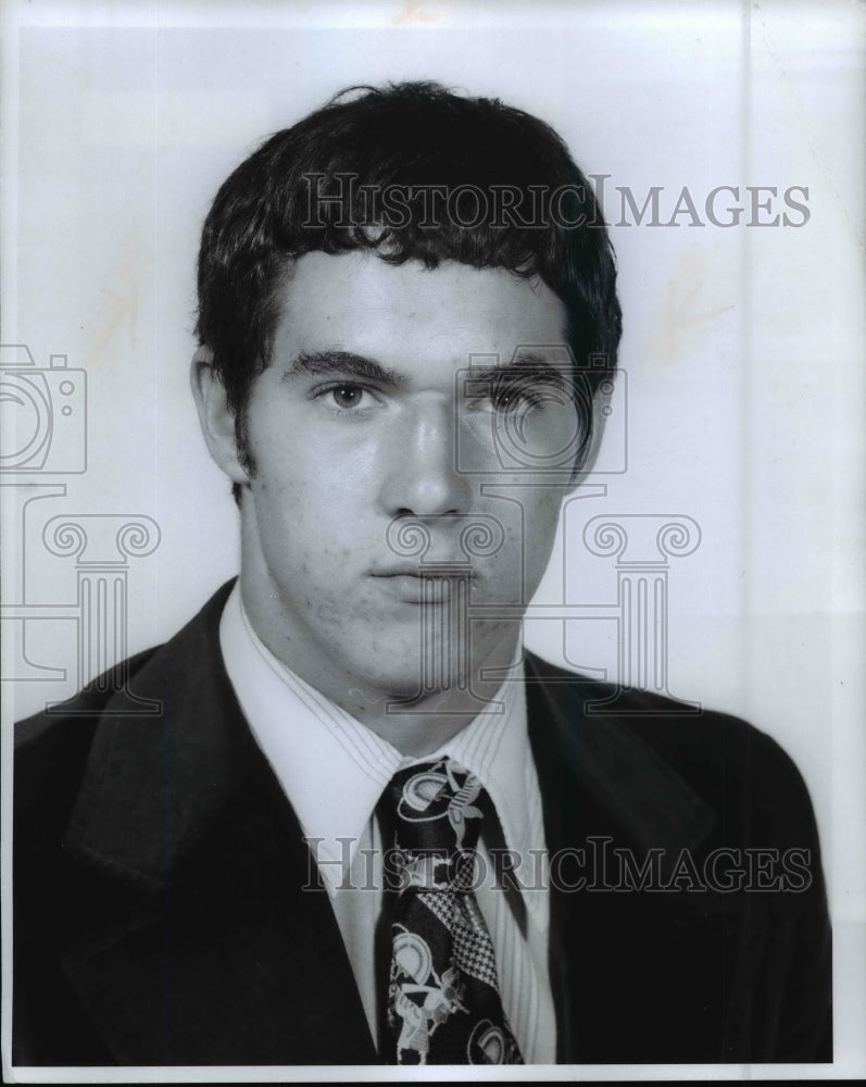 1973 Press Photo Mark Gall, Willoughby South high school football. - cvb53341 - Historic Images